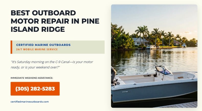best outboard repair pine island ridge weekend boaters