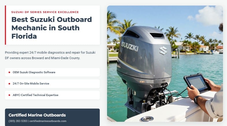 best suzuki outboard mechanic south florida df series