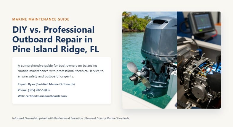 diy vs professional outboard repair pine island ridge 