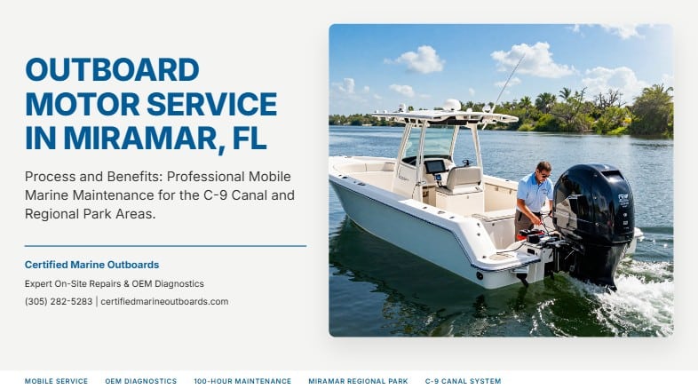 how outboard motor service works miramar florida 