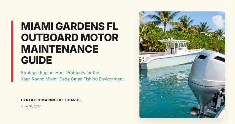 outboard maintenance calendar miami gardens