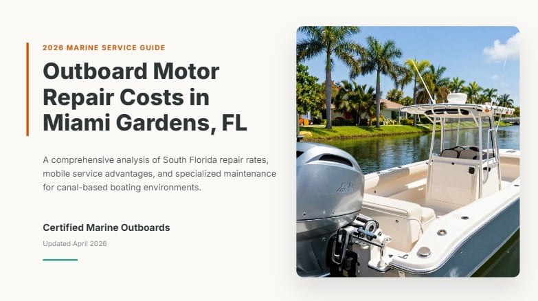 outboard motor repair cost miami gardens