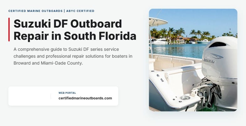 signs suzuki outboard needs repair south florida