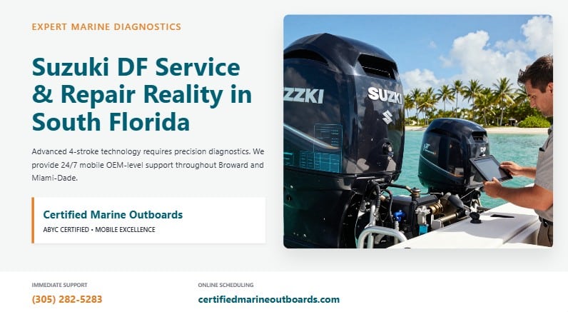 suzuki 4 stroke vs 2 stroke outboard service comparison