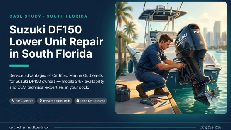 suzuki df150 lower unit repair case study