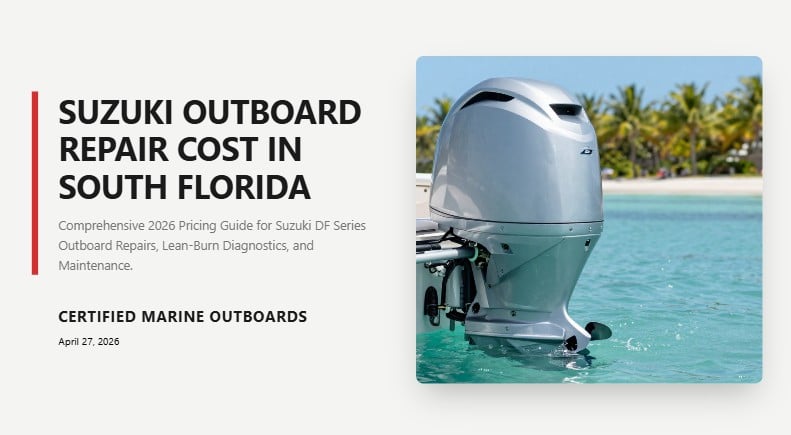 suzuki outboard repair cost south florida
