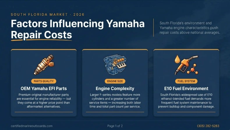yamaha outboard repair cost south florida