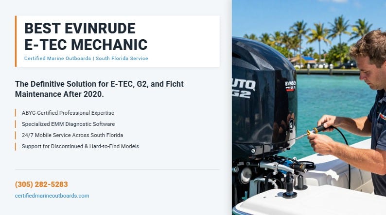 best evinrude etec mechanic south florida