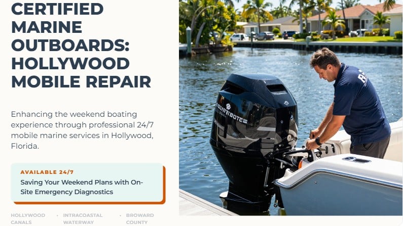 best outboard repair Hollywood florida weekend boaters
