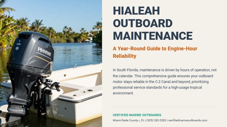 outboard maintenance calendar hialeah florida