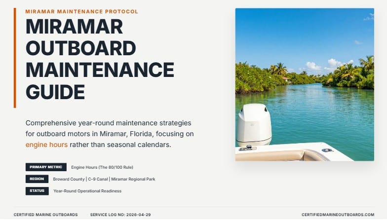 outboard maintenance calendar miramar florida 