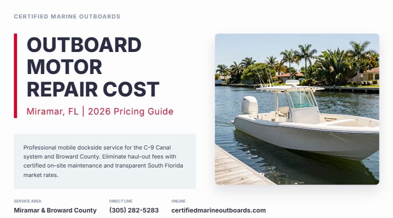 outboard motor repair cost miramar florida