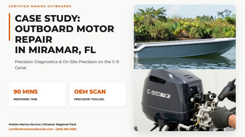 outboard repair case study miramar florida