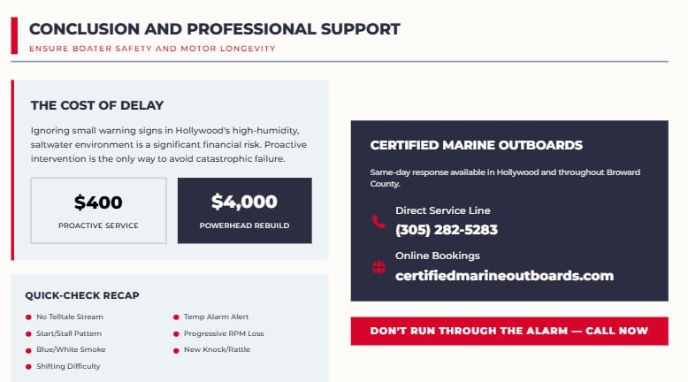 signs outboard motors needs repair hollywood florida 
